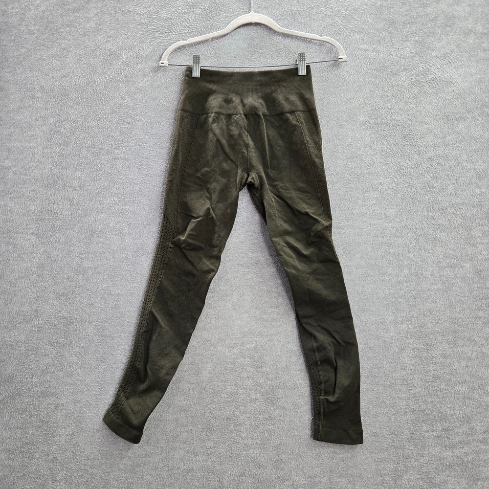 Lululemon Women Activewear Pants 6 Green Zone In Crop 23" Workout Yoga